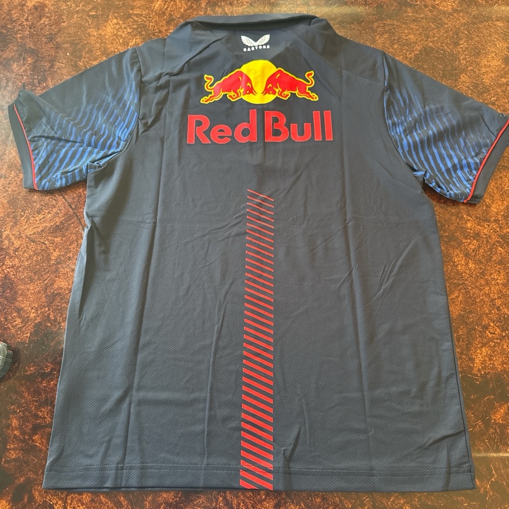 Oracle Red Bull Racing Navy Polo with Red Accents - Picture 6 of 6
